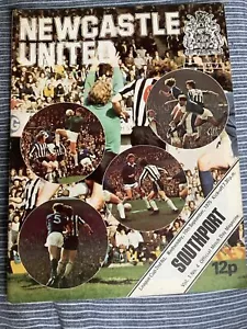 Newcastle United v Southport 1975/76 League Cup Programme 10/9/75 - Picture 1 of 3