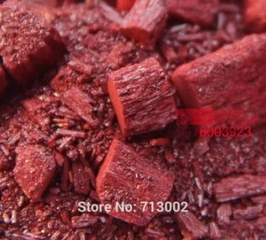 50g Nature minerale Zinnober Crystal pigmento polvere spiriti maligni talismano taoisti - Foto 1 di 6