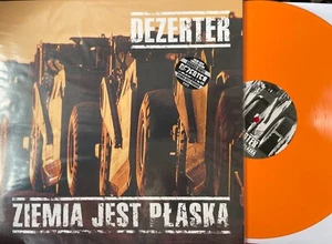 DEZERTER – Ziemia Jest Płaska LP orange vinyl limited polish punk legend - Imagen 1 de 1