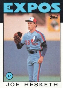 1986 Topps Baseball Joe Hesketh Montreal Expos #472 - Picture 1 of 2