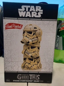 Star Wars Geeki Tikis Stacked Stormtrooper Helmet ceramic mug - Picture 1 of 8