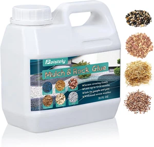 Pegamento de mantillo para paisajismo, potente pegamento de roca concentrado para grava de guisantes, grabado - Imagen 1 de 12