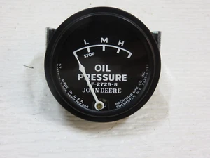 AF2729R John Deere USA Made Black Face Oil Pressure Gauge For 70, 80, 720, 820, - Picture 1 of 3