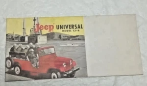 1962 Jeep Universal CJ-6 CJ6 Vintage Original Car Sales Brochure Fc2 - Picture 1 of 8