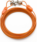 30FT Tie-Out Cables for Dogs - Strong, Safe, and Durable Dog Tie-Outs for Small