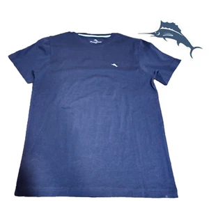 Tommy Bahama Bali Skyline T-Shirt NWT Navy Small - Picture 1 of 9