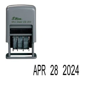 Shiny Mini Dater ES 300 - (Date Only) - Self Inking Date Stamp - Picture 1 of 3