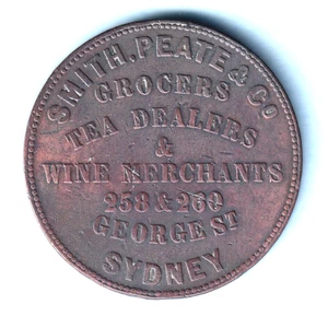 Australia Token. Smith Peate & Co - 1d. Sydney NSW.. - Picture 1 of 2