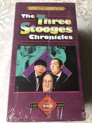 The Three Stooges Chronicles: 3-Movie Set VCR Special Edition NEW - Image 1 of 4