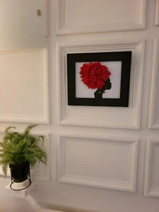 3d wall art. African Lady. 33cm x 28cm. All Handmade to order. - Picture 1 of 2