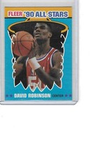 1990-91 Fleer All Stars #10 David Robinson San Antonio Spurs