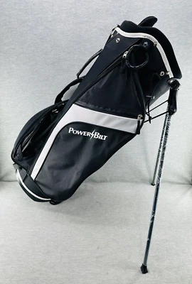 POWERBILT - 6-Way Golf Stand Bag Black/White - Image 1 of 4