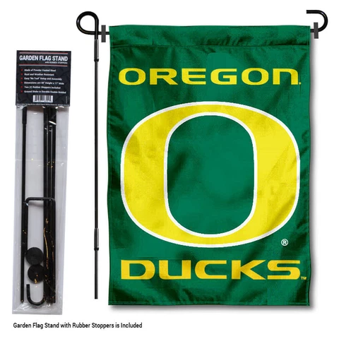 Ducks Green Garden Flag and Stand Pole Kit Cover