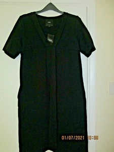 Brand New Next Black Tailored Dress Size 8 - Picture 1 of 2