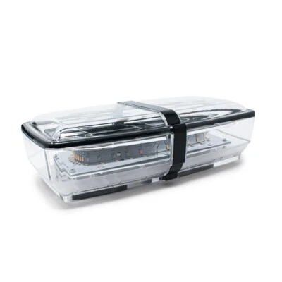 Pro LED 24CL Amber LED Mini Light Bar Warning Light With Clear Lens - Image 1 of 2