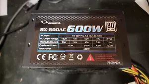 RAIDMAX 600W Power Supply RX-600AC / RX600AC - Picture 1 of 3