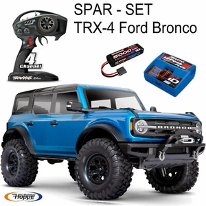 Traxxas TRX-4 Ford Bronco 2021 Bleu + 5000 MAH Lipo Batterie + Id-Ladegerät - Photo 1/5