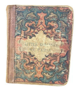 Antique LITTLE ROBINSON OF PARIS Book - 1843 - Imagen 1 de 12