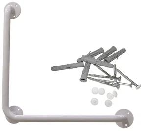 Haltegriffe Dusche Duschgriffe 70/70 cm für barrierefreies Bad Griff 25 mm - Bild 1 von 9