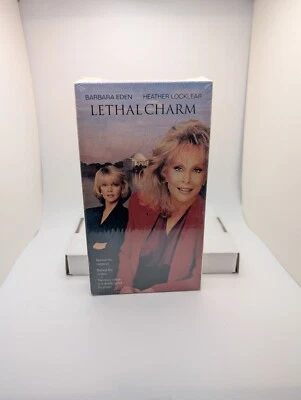 Sealed Lethal Charm VHS Video Tape Barbara Eden Heather Locklear - Image 1 of 4