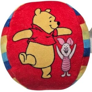Disney Baby Winnie the Pooh Soft Ball Toy Ruffle Crackle Interactive Feel 3.75"  - Picture 1 of 9