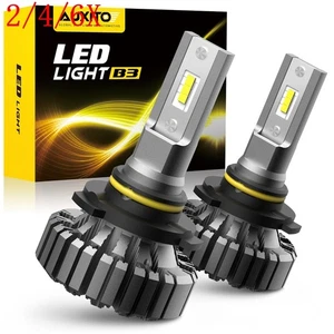 2/4/6X HB3 9005 LED Headlight Kit Bulb High Beam Super White Bright Error Free - Picture 1 of 27