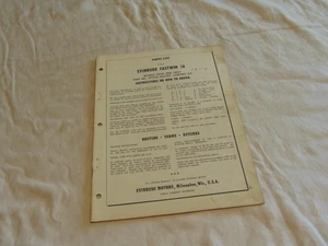 1959 Evinrude Outboard 18 HP Fastwin Parts Catalog Manual 15028 15029 - Picture 1 of 4