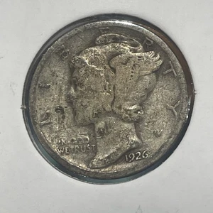 Moneda de diez centavos de plata Mercury 1926-P F5188 - Imagen 1 de 2