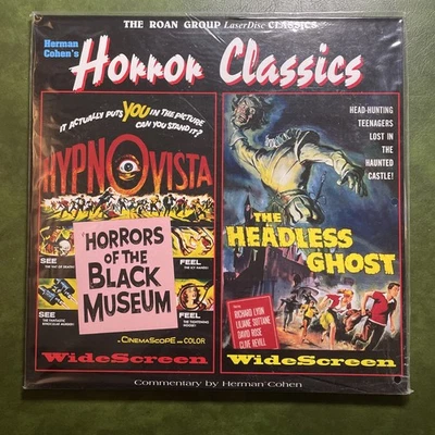 Horrors of the Black Museum / The Headless Ghost LASERDISC ~ NEW Sealed - Image 1 of 2