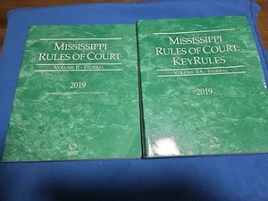 Mississipp Rules Of Court Volume II & IIA - Federal - Picture 1 of 5