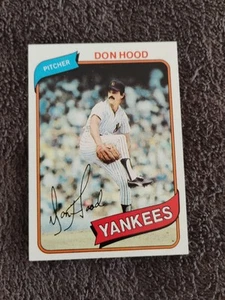 1980 Topps Don Hood New York Yankees Baseballkarte #89 - Bild 1 von 10
