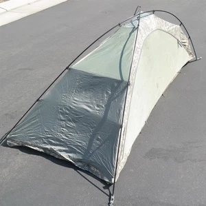 ORC Industries US Militär USGI Einmannzelt mit Fliegen Kampfunterstand Aluminium Stangen - Bild 1 von 10