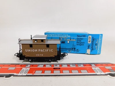 Märklin H0 AC 4576 US Caboose Freight Escort Wagon 1576 Up Mint + Box #DV467-0,5 - Image 1 of 4