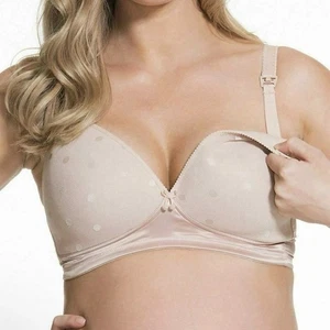 Cake 25-1023 Mousse Punkte Kontur Bügelfrei Still BH Gr. 34E Nude Neu mit Etikett - Bild 1 von 4
