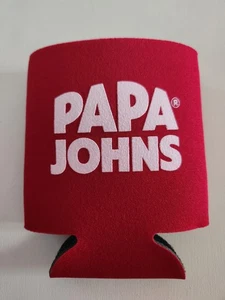 New Papa Johns Pizza Can Koozie Papa John's Pizza Advertising Can Cooler  - Picture 1 of 2
