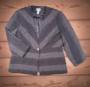 Chancelle Vintage Blazer Jacket Womens Size 20 Y2K Western Boho Patchwork - Picture 1 of 9