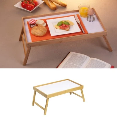 Betttablett Bambus HxBxT 22x50x30cm Betttisch Frühstückstablett Serviertablett - Bild 1 von 4