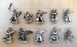 Wahammer 40k 10x Valhallan Ice Warrior Infantry Squad Metal Imperial Guard - Picture 1 of 1