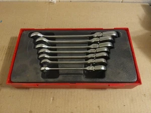 8pc nos Blackhawk Flexible Gear Ratcheting Wrench Flex Head Set MM BW-3208FMS - Picture 1 of 1