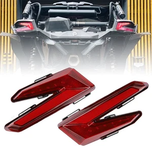Rote Rückleuchten Rückbremsleuchten für Can-Am Maverick X3 Max XDS XRS Turbo RR# - Bild 1 von 9