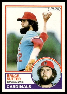 1983 O-Pee-Chee Bruce Sutter St. Louis Cardinals #150 - Image 1 of 2