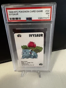 1998 KFC Pokemon Ivysaur #02 PSA 7 Gem Mint Kentucky Fried Chicken Promo - Bild 1 von 1