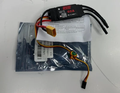 DYS 60A 2-6S Brushless ESC with 5V/6A SBEC XT60 & 3.5mm Plug Dys 60a Esc - Image 1 of 4