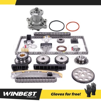 Kit de cadena de distribución bomba de agua para 99-06 Suzuki Grand Vitara Chevy 2.5L 2.7L nuevo Foto 1 de 4