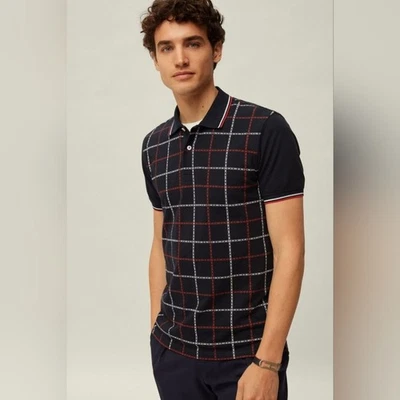 Carolina Herrera Polo Shirt Plaid Mens XL - Image 1 of 4