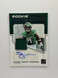 2022 Ahmad Sauce Gardner Panini DONRUSS Rookie Phenom RPA  /99 Colts - Picture 1 of 2