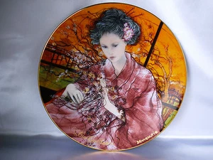 1987 MADAME BUTTERFLY PLATE WOMEN OF PUCCINI RICCARDO BENVENUTI - Picture 1 of 2