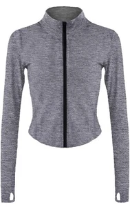 NWOT Women’s Lightweight Full Zip Running Track Jacket Workout, Slim Fit - Picture 1 of 7