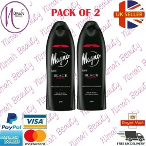 PACK OF 2 Magno Black Enegy Spanish Shower Gel/ Body wash La Toja 550 ml - Picture 1 of 3