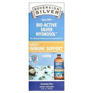 Sovereign Silver Bio-Active Silver Hydrosol 32 fl oz 946 ml Allergen-Free, - Picture 1 of 3